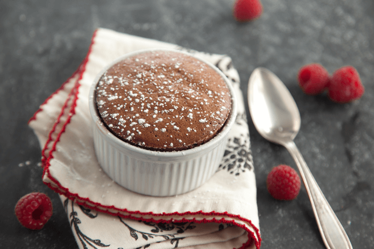 Chocolate Raspberry Soufflé Dessert Recipe