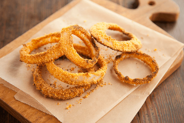 Crispy Buttermilk Baked Onion Rings Recipe