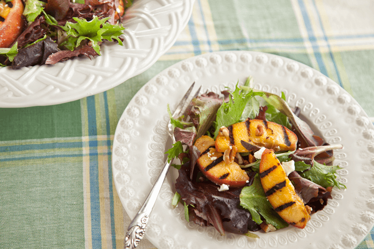 Grilled Peach Salad Recipe