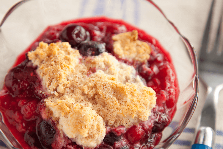 Slow Berry Cobbler Dessert Recipe